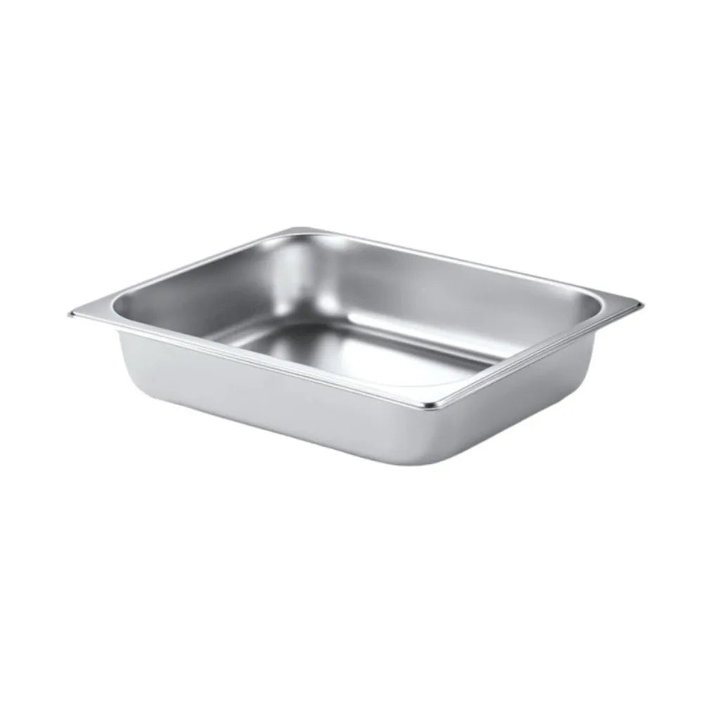Stainless Steel GN Food Pan with Lid – 32.5×26.5 cm Tray