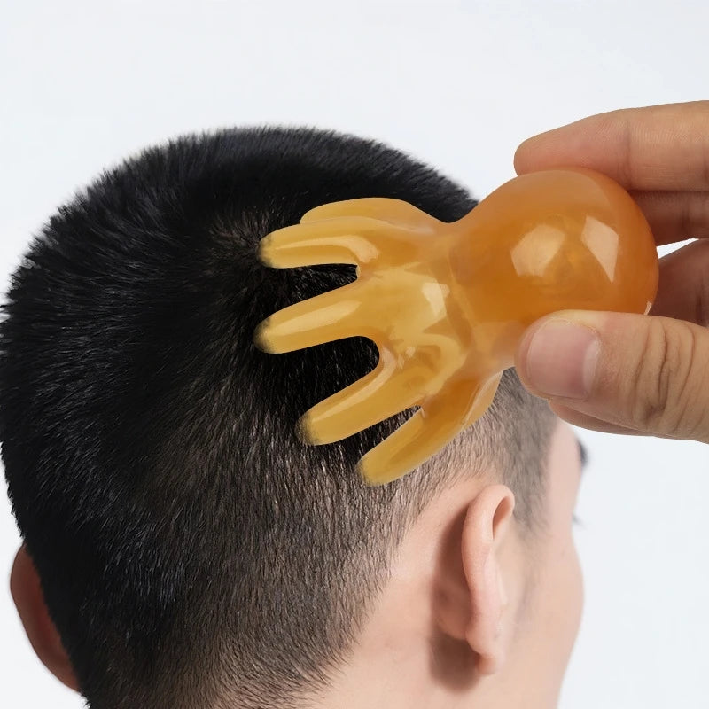 Octopus Head Massager Comb – Portable Scalp Massage Tool