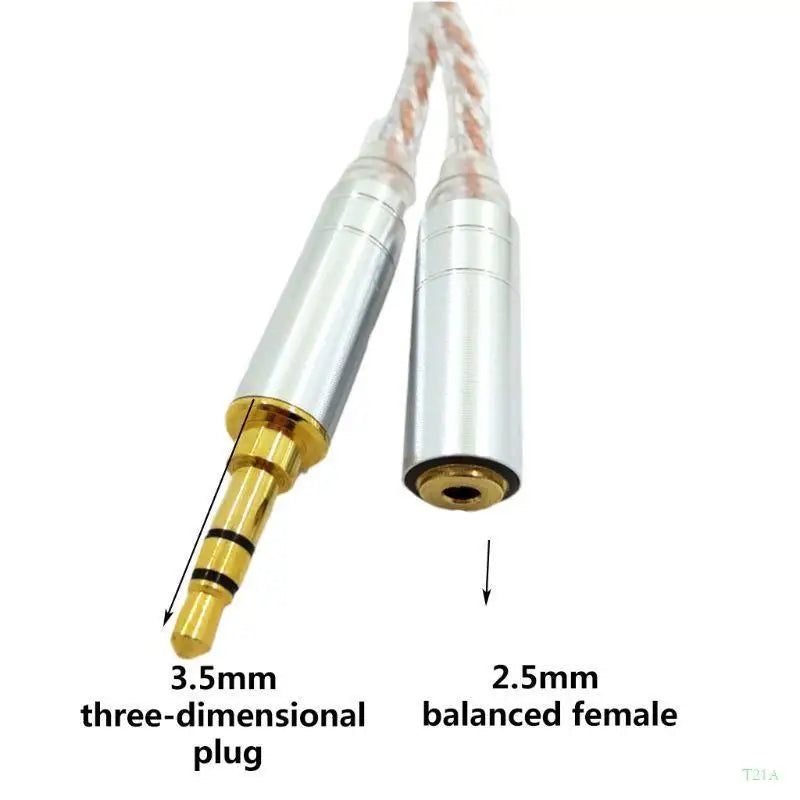 T21A HiFi Balanced Headphone Adapter – 2.5mm 3.5mm 4.4mm