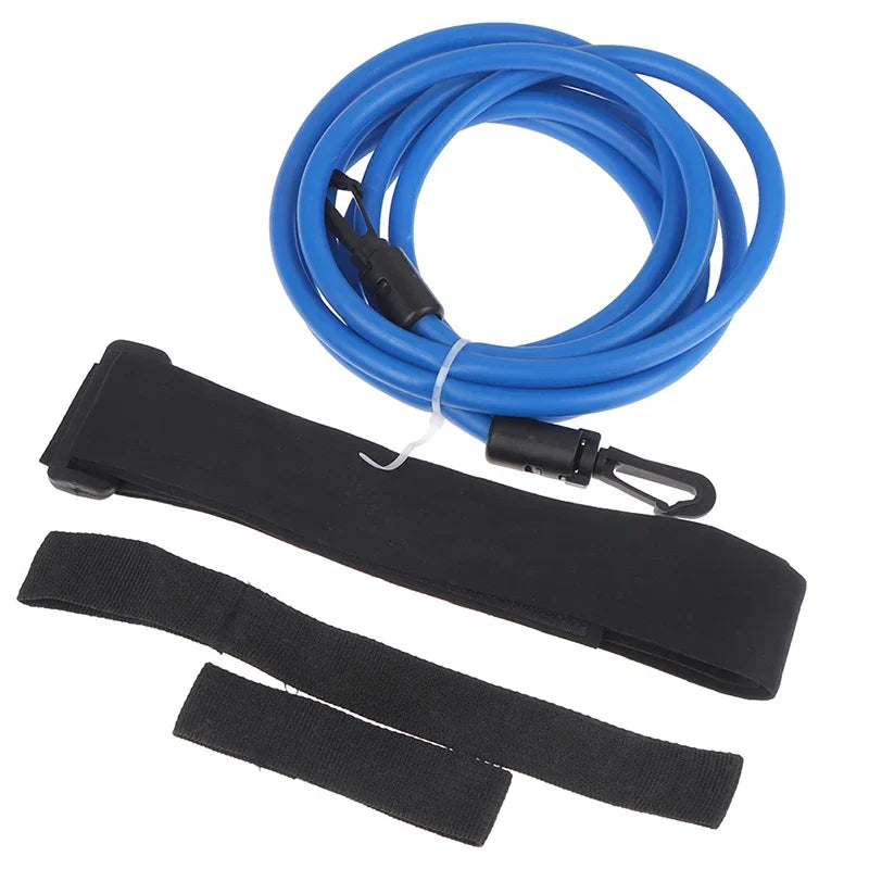 Swim Training Resistance Belt – Latex Elastic Pool Exerciser