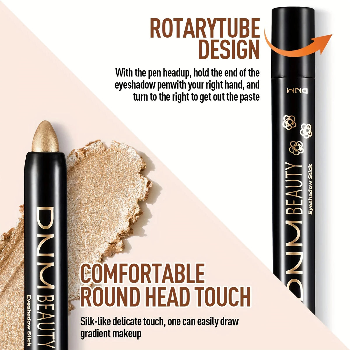 Shimmer Eyeshadow Stick – Waterproof Glitter Highlighter & Eyeliner