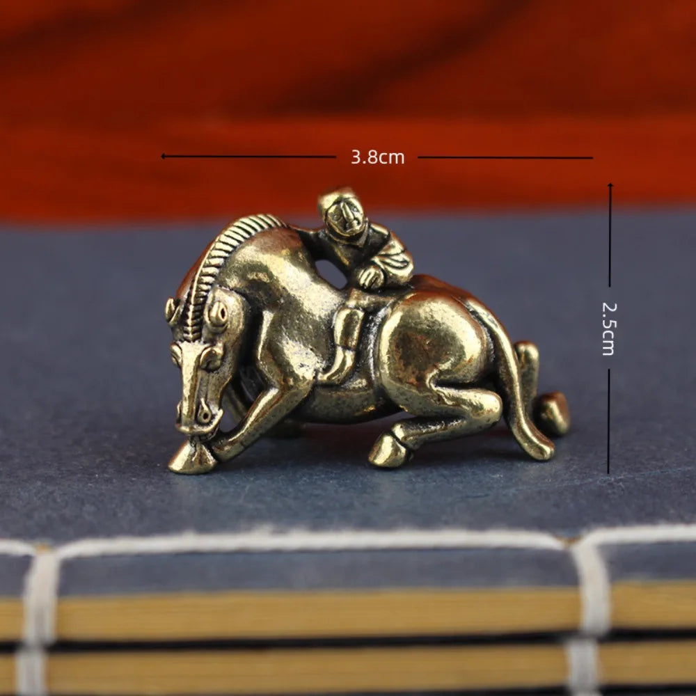 Brass Zodiac Horse Figurine – 2026 Year of the Horse Décor
