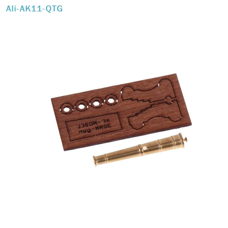 Sapele Wood Cannon Carriage Set – Ancient Ship Model Accessories