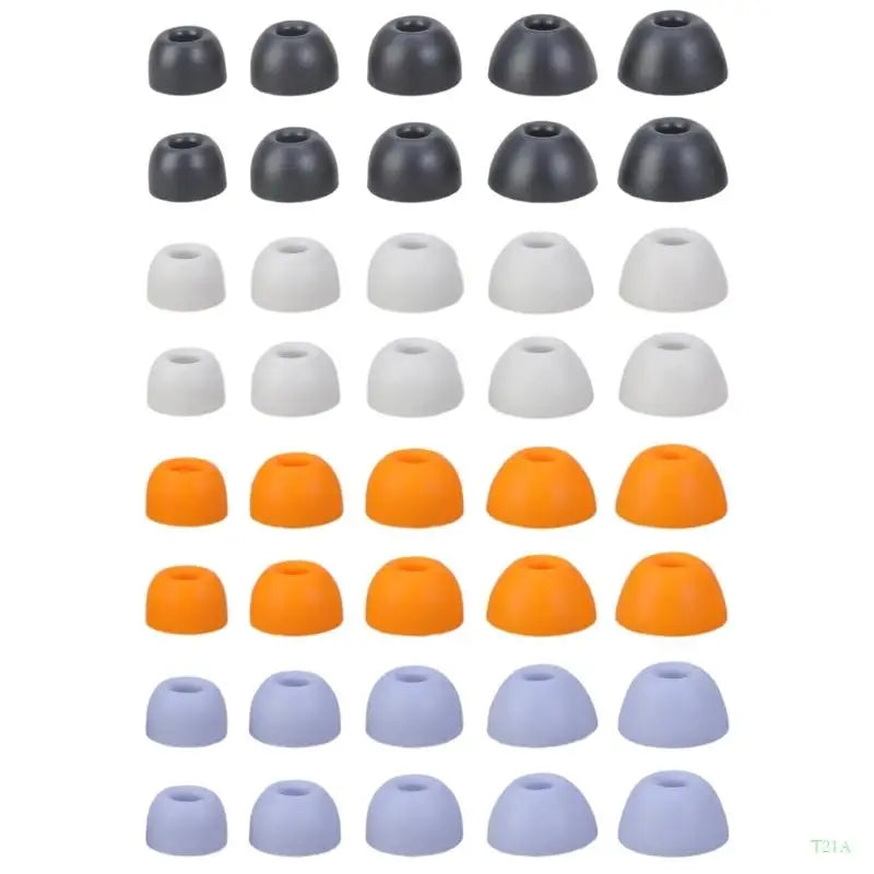 Silicone Ear Tips for Pro2 Earbuds – 5 Pairs Replacement