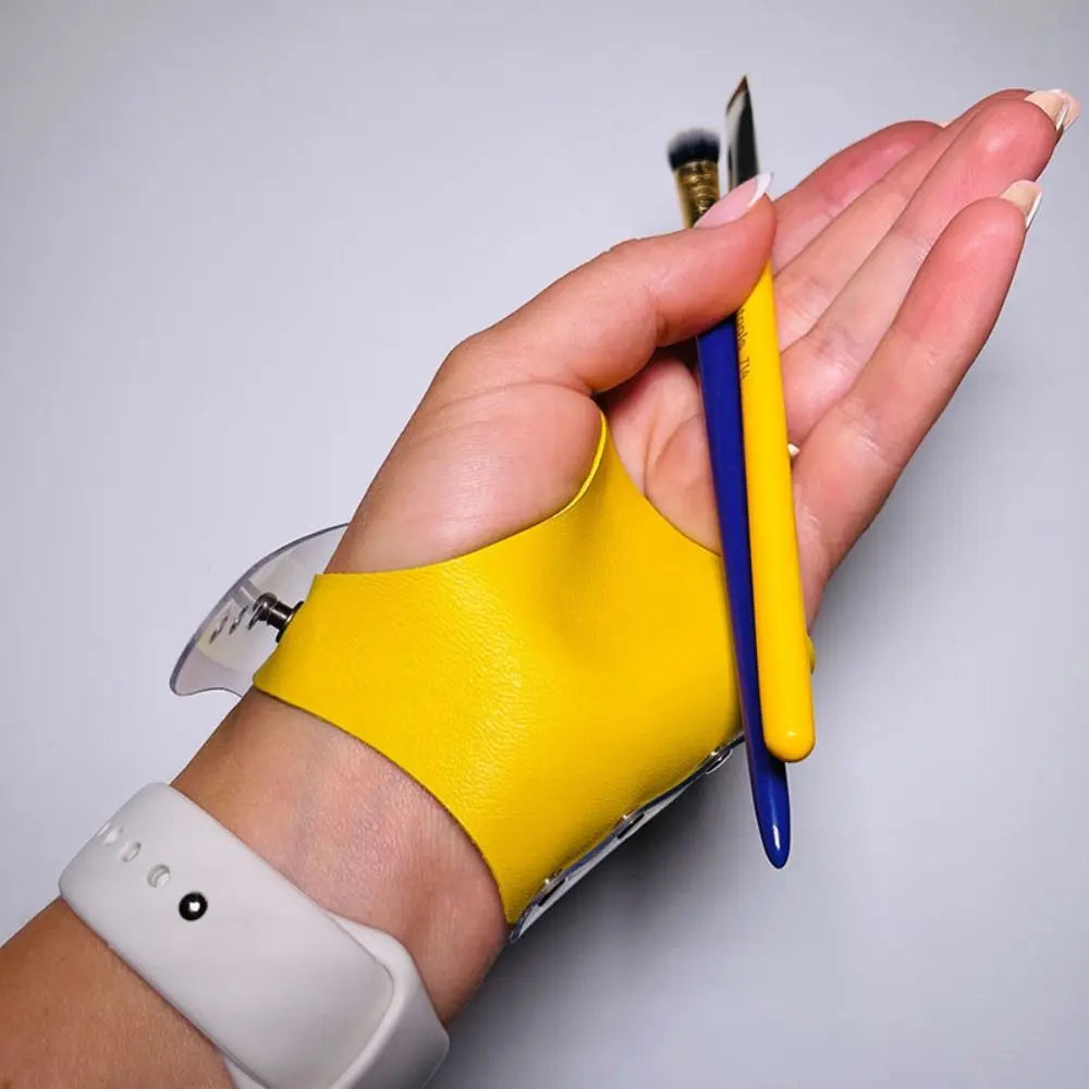 PU Leather Makeup Artist Palette Glove – Wearable & Easy Clean
