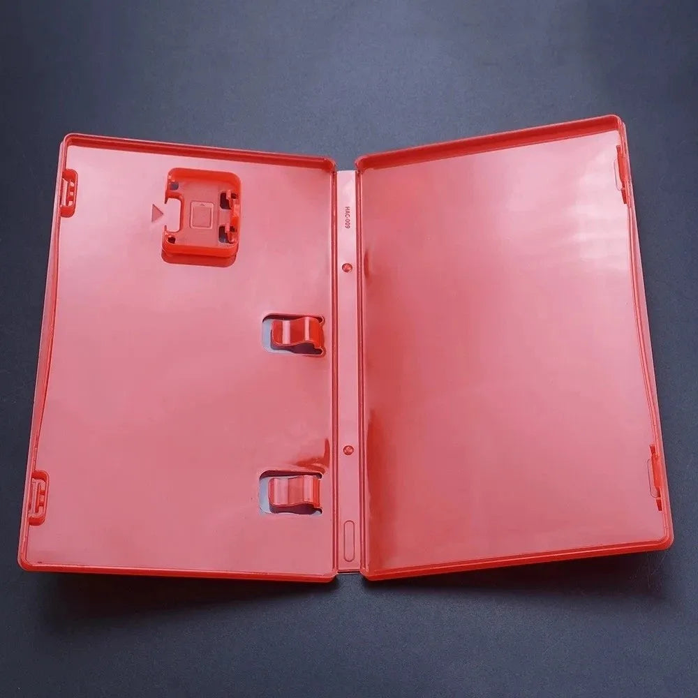 Switch 2 Game Card Case – Transparent Red Cartridge Holder Box