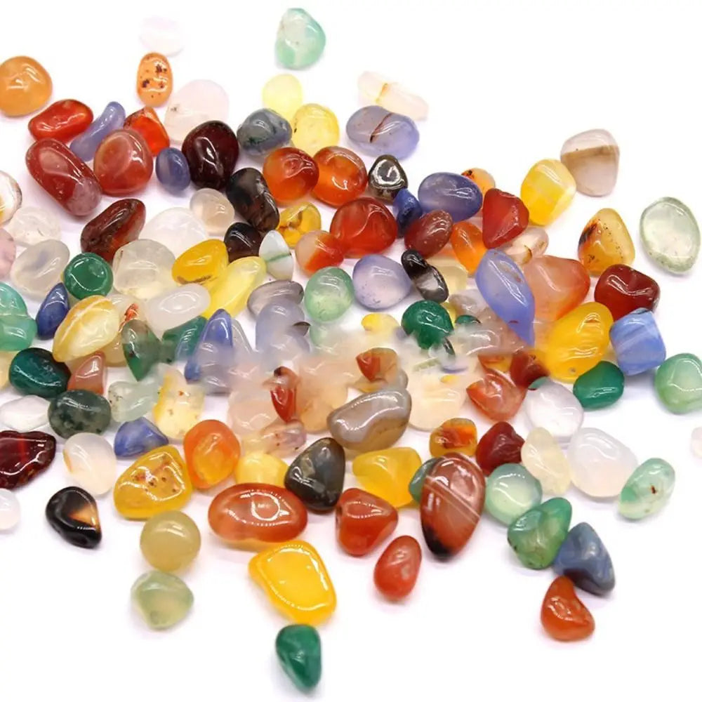 Colorful Agate Crystal Gravel 100g | Garden Décor Stones
