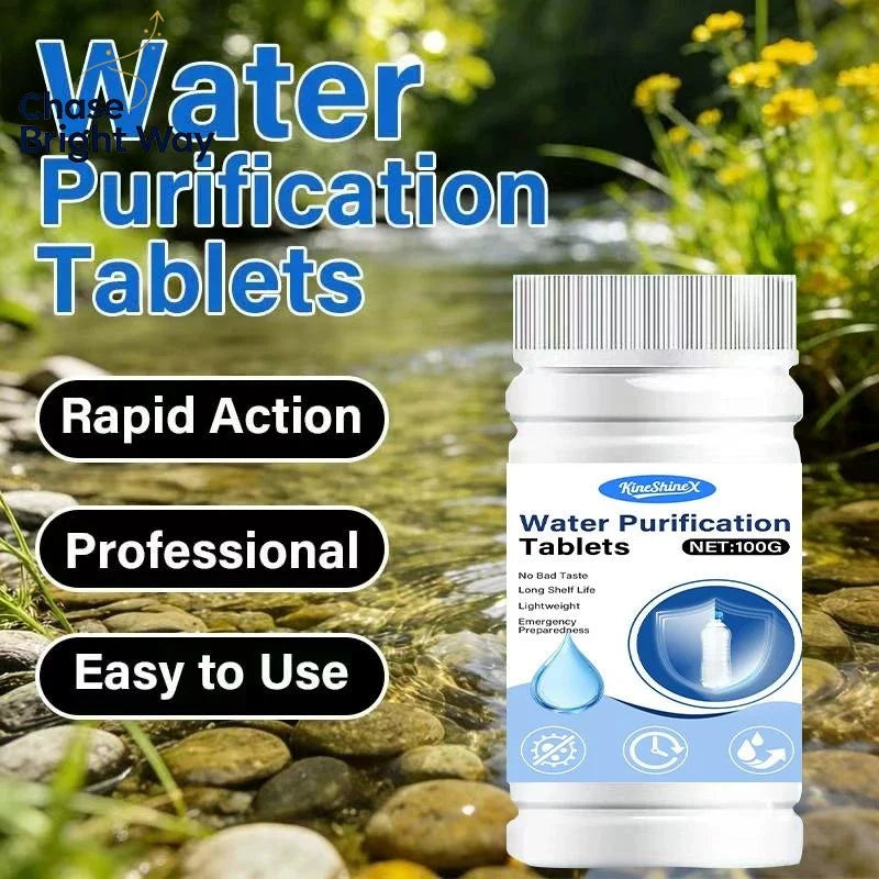 Water Purification Tablets – Fast-Dissolving Portable Purifier
