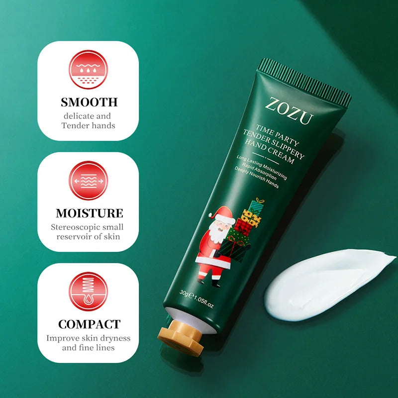 ZOZU 5-Piece Christmas Hand Cream Set – Moisturizing Gift