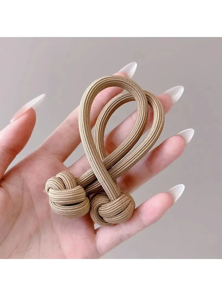 Women's Knotted Elastic Hair Bands & Scrunchies – High Ponytail