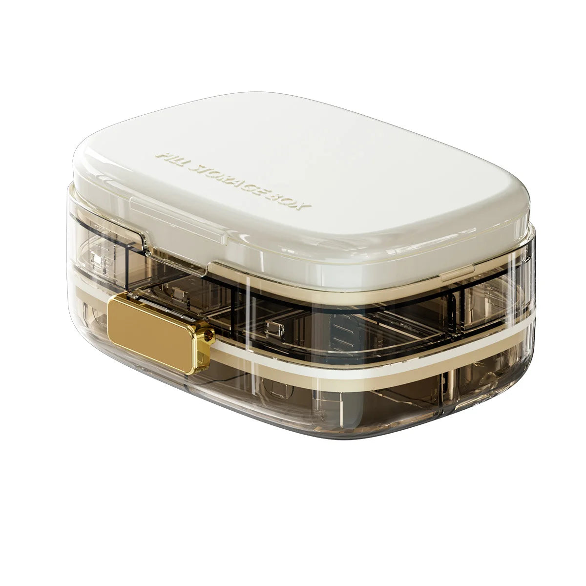 10-Compartment Weekly Pill Organizer – 7-Day Travel Case
