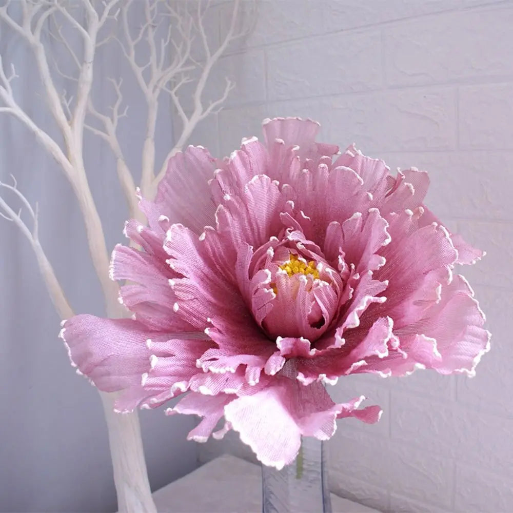 Large Artificial Silk Peony Flower Head 30cm – Wedding & Home Décor