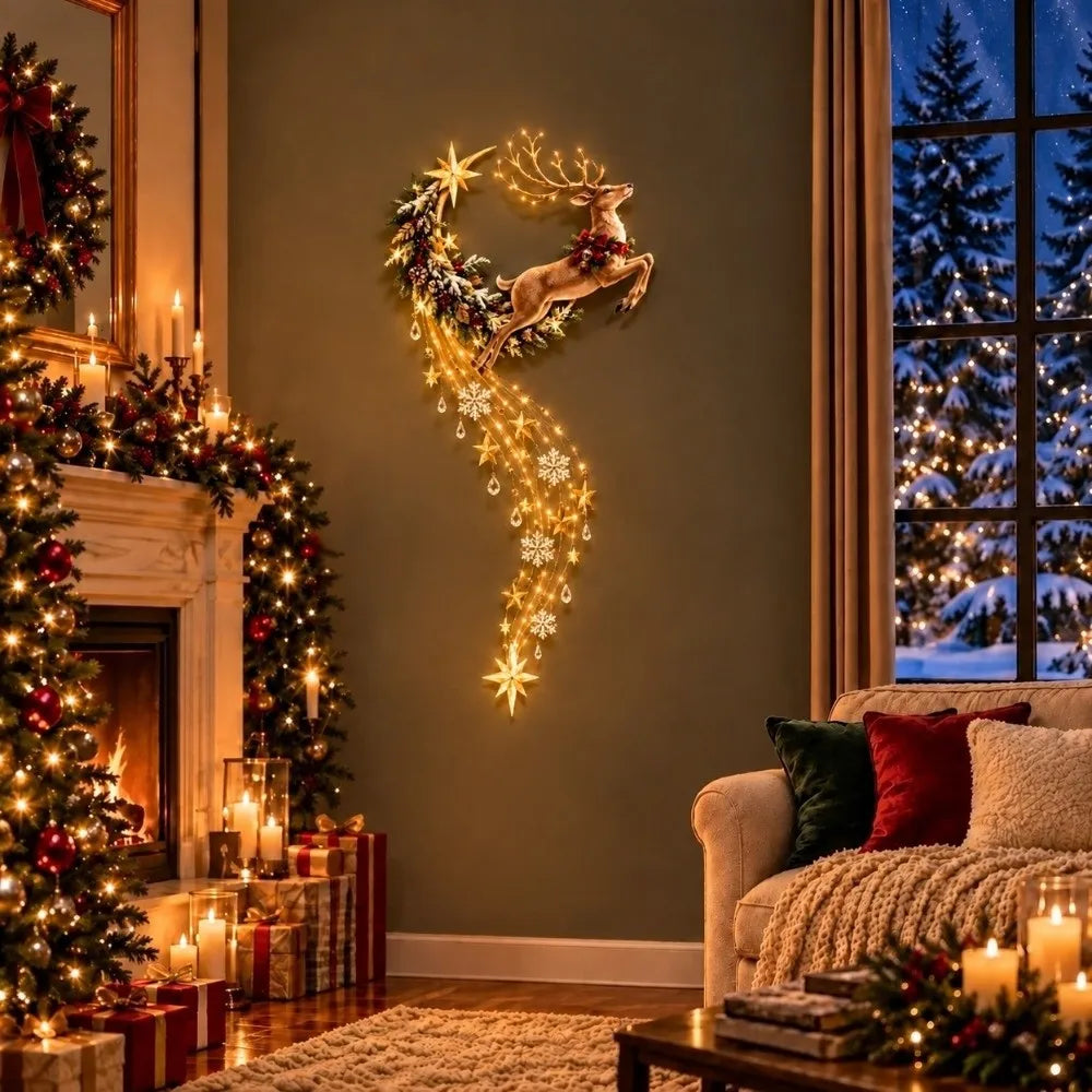 LED Nativity Scene Wall Light – Warm White Christmas Decor